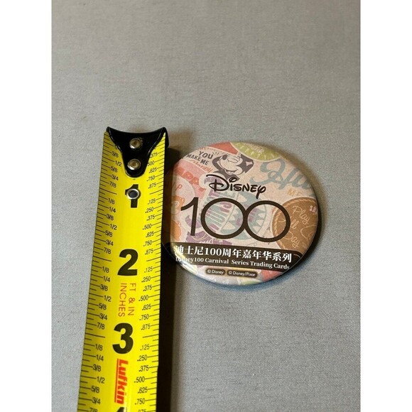 Disney 100 Card Fun Carnival Button - Picture 3 of 3